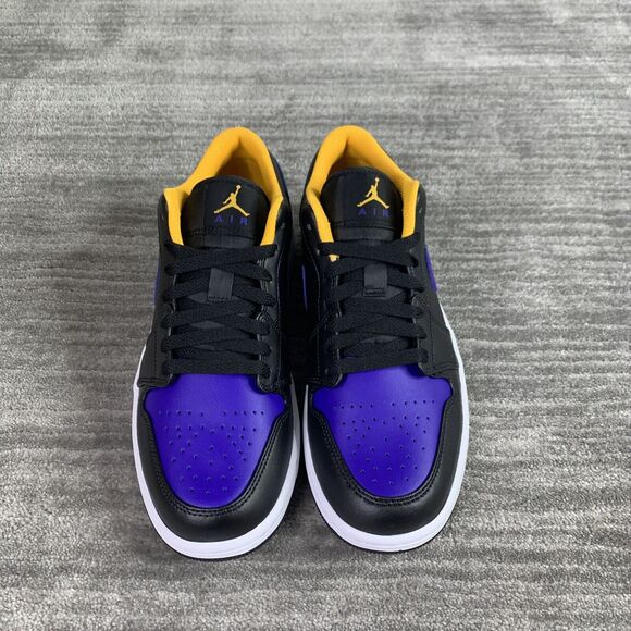 Nike Air Jordan 1 Low Mens 11.5 "Dark Concord" (553558-075) Lakers Purple NEW - Picture 4 of 10